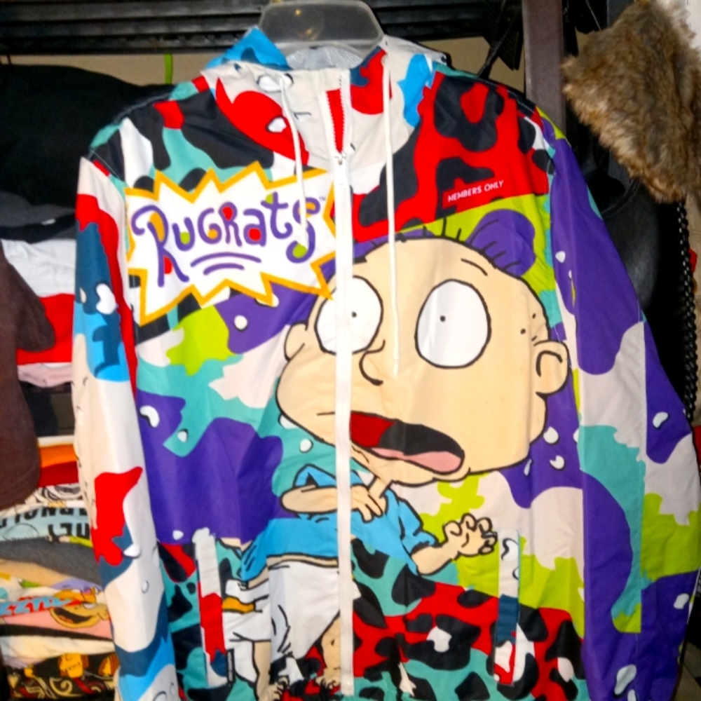 NWOT Members only X nickalodeon hooded jacket